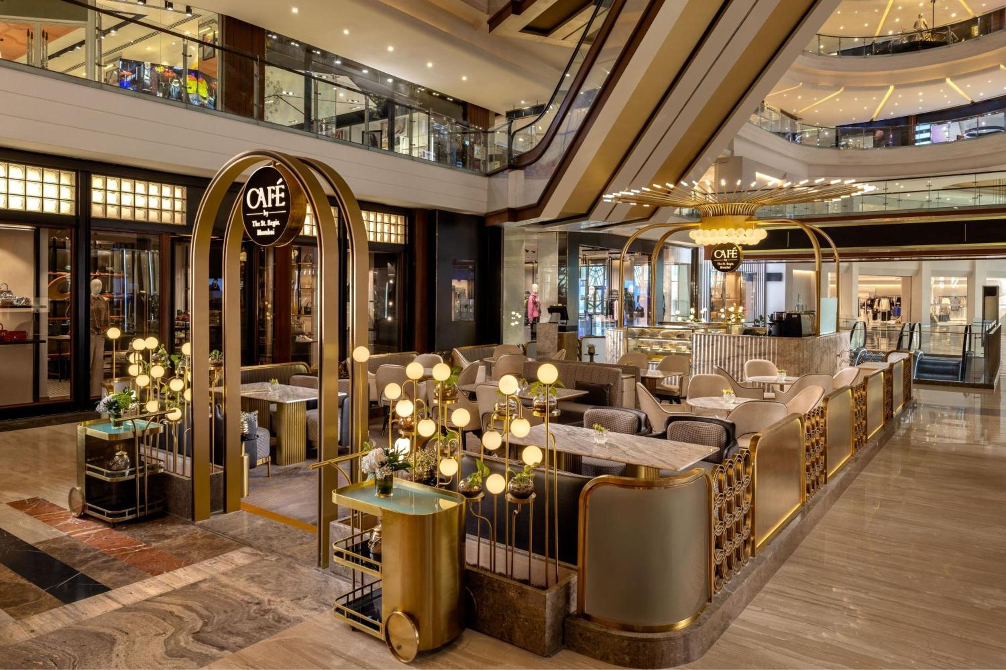 Hotel The St. Regis Bombaj Exteriér fotografie Café by the Bay