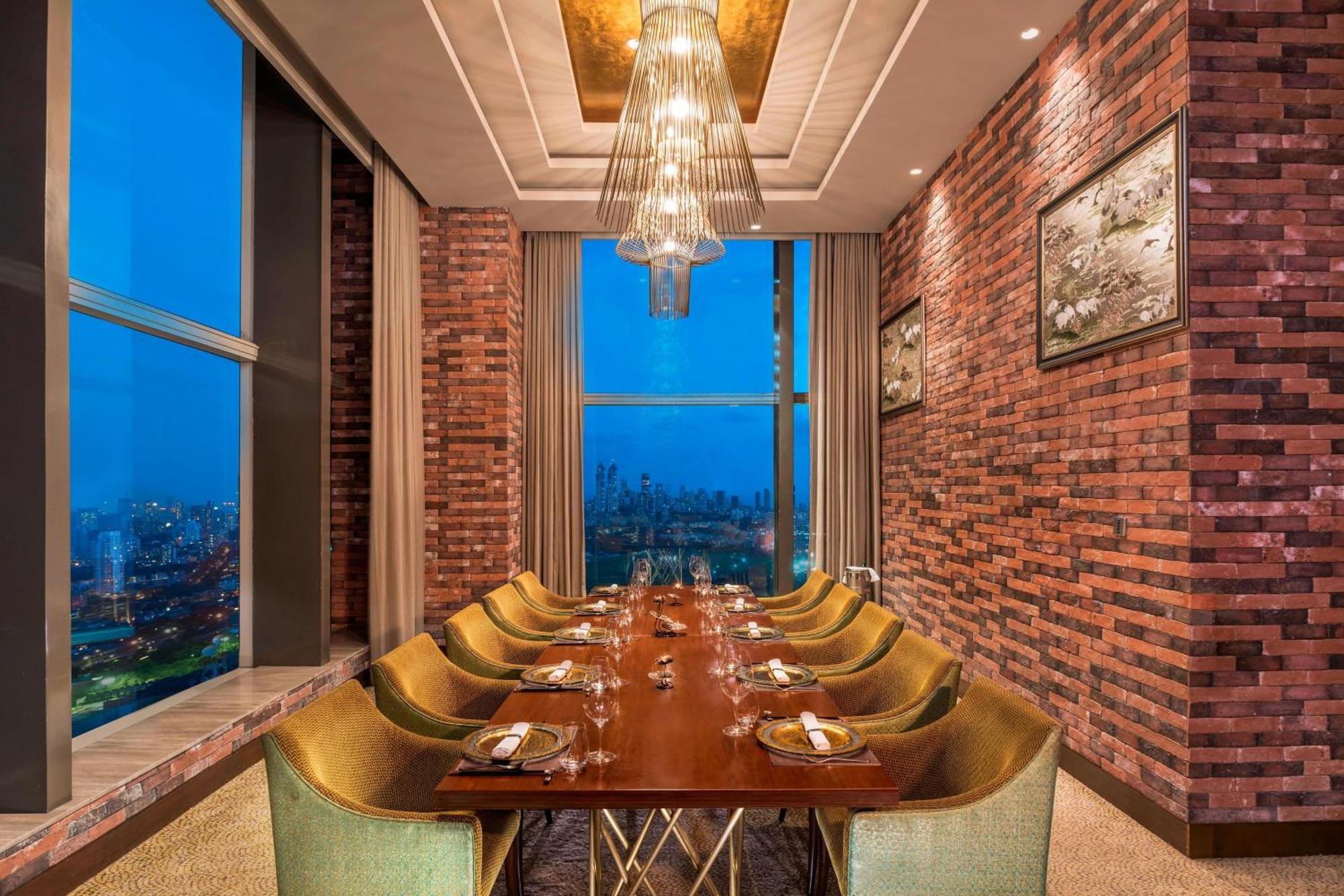 Hotel The St. Regis Bombaj Exteriér fotografie The Private Dining Room at the restaurant