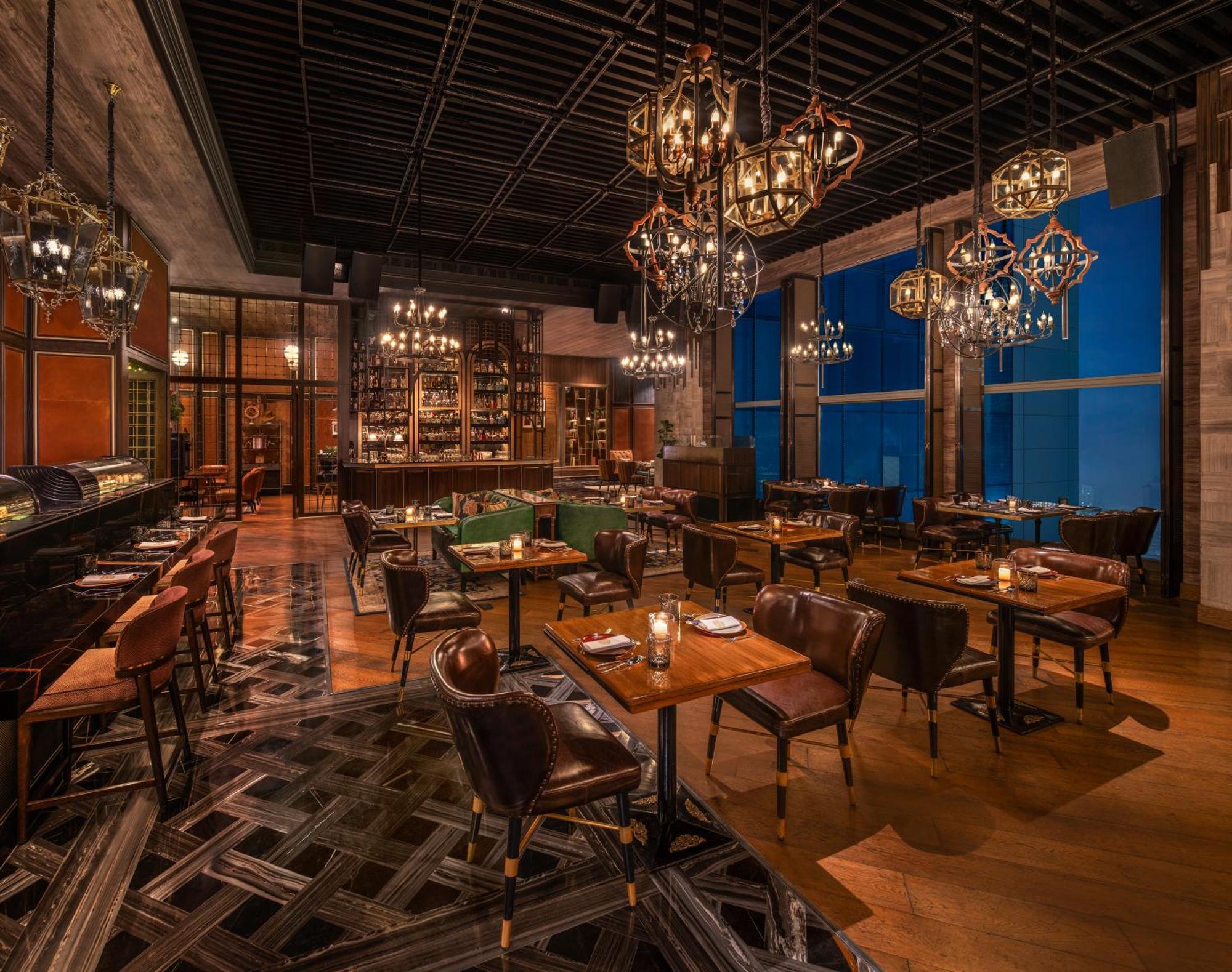 Hotel The St. Regis Bombaj Exteriér fotografie The interior of the restaurant